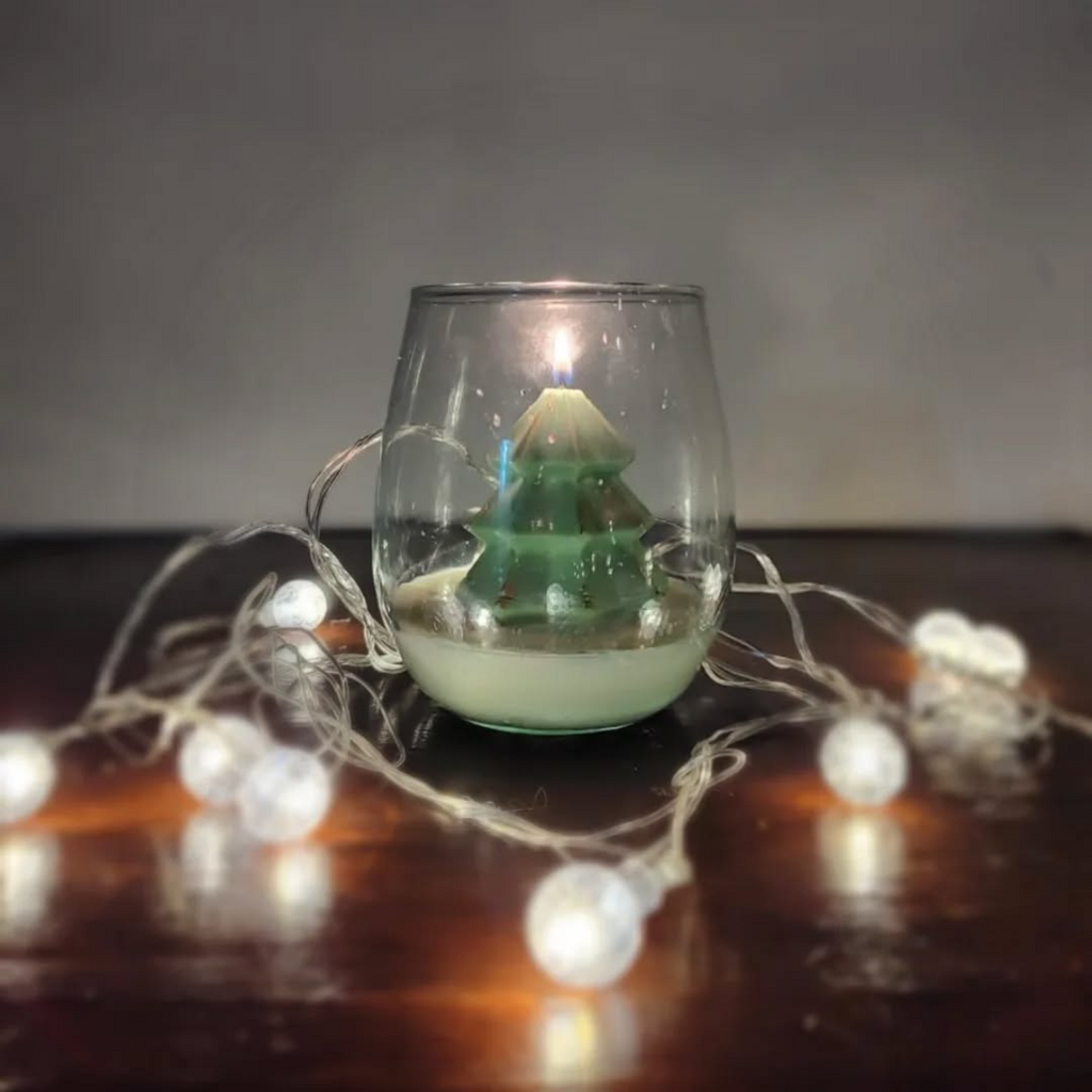vela de soja arbol navidad