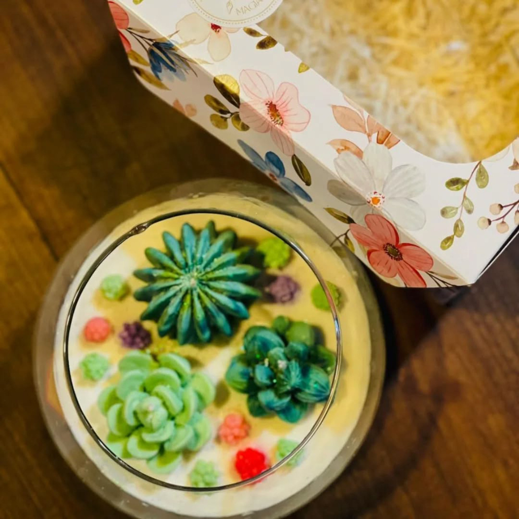 vela de soja desierto