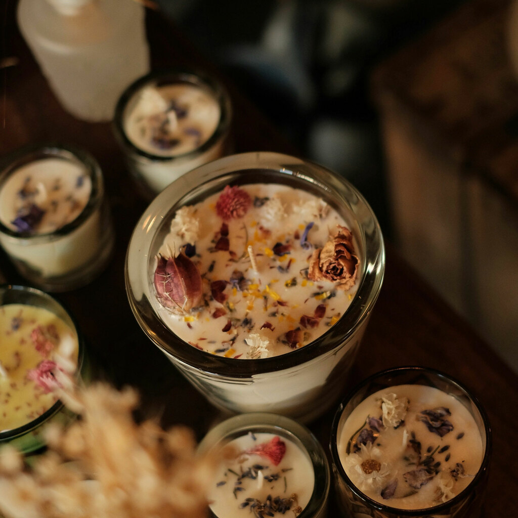 vela de soja variada